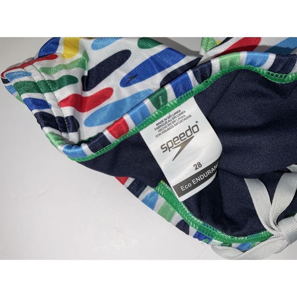 NWT Men's Speedo Vibe Collection Eco Endurance Brief Swim Trunks Wave Crusher 28 - Picture 5 of 6